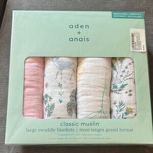 Aden + Anais Nature Print Muslin Swaddles